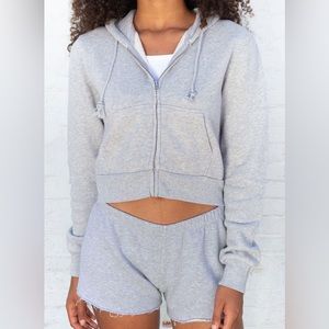BRANDY MELVILLE/ JOHN GALT CRYSTAL HOODIE SIZE SMALL